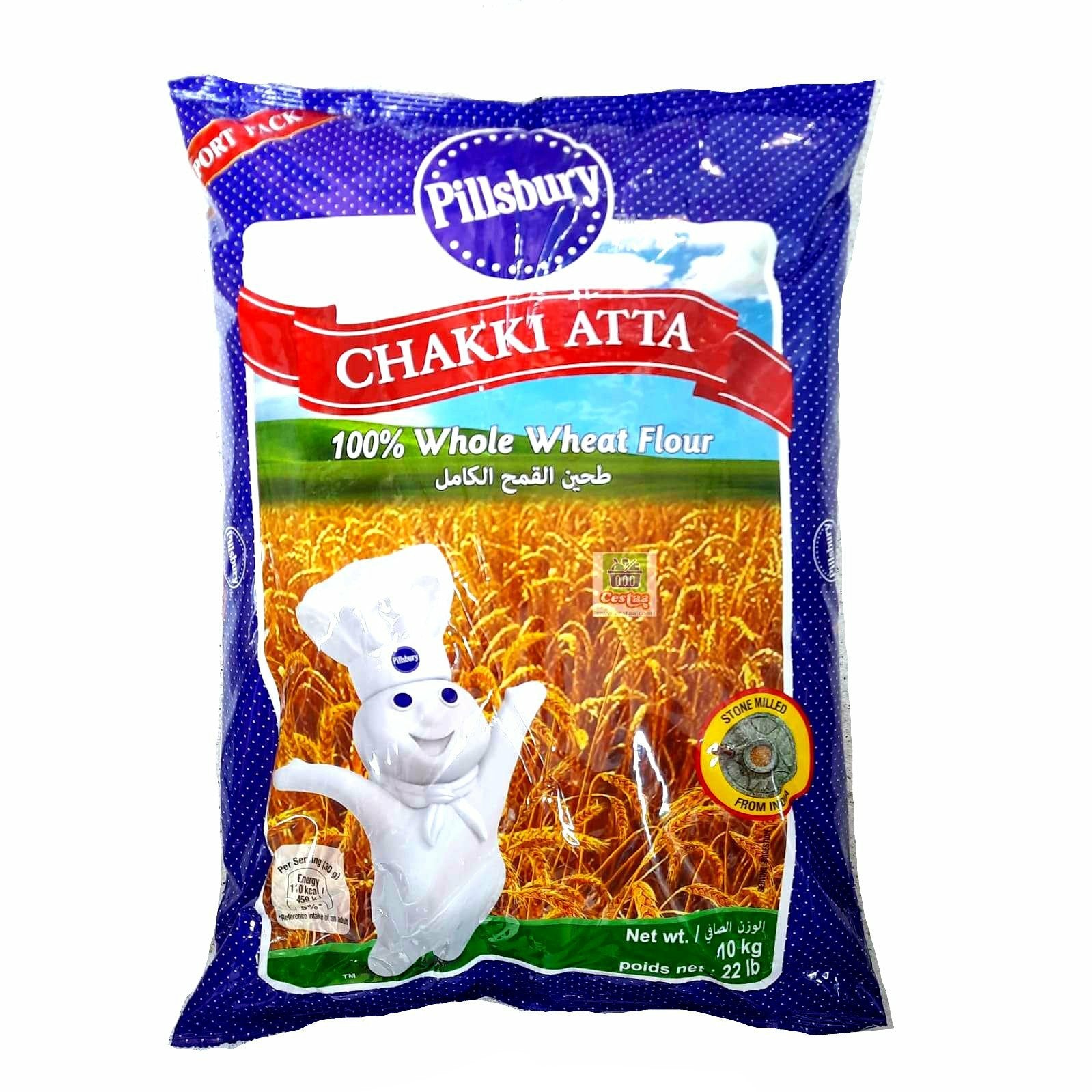 Pillsbury Chakki Chappati Atta 10Kg - Cestaa Retail