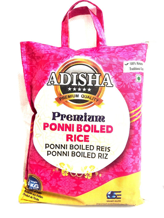 Ponni Boiled Rice 5 kg Adisha