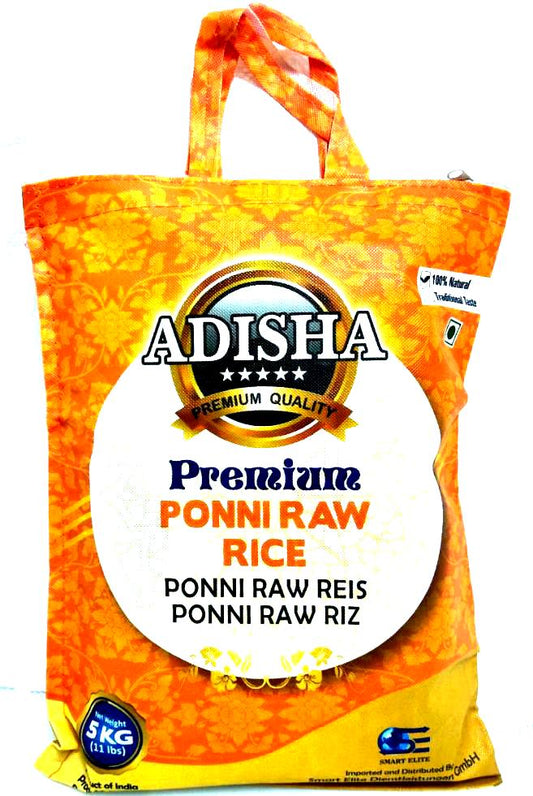 Ponni Raw Rice 5 kg Adisha