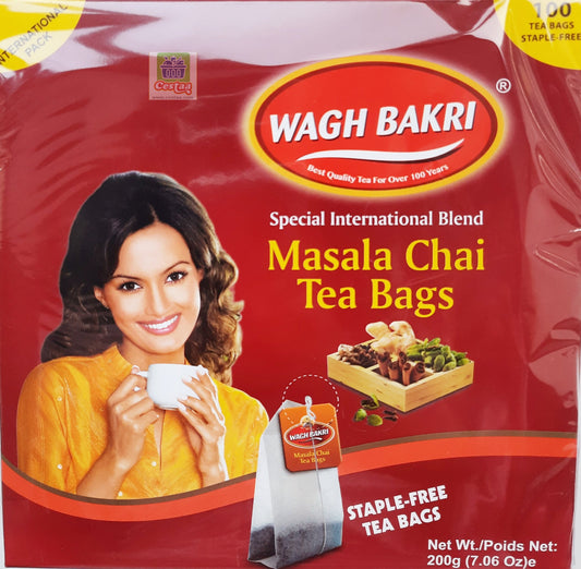 Wagh Bakri Masala Tea bags 200g - Cestaa Retail