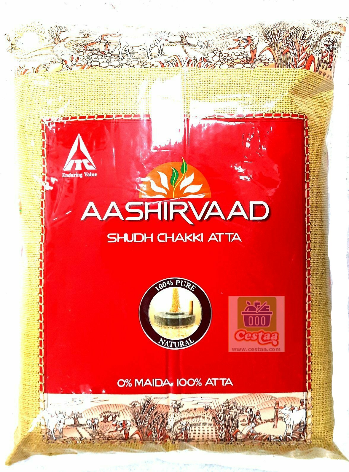 Aashirvaad Chappati Atta 5Kg - Cestaa Retail
