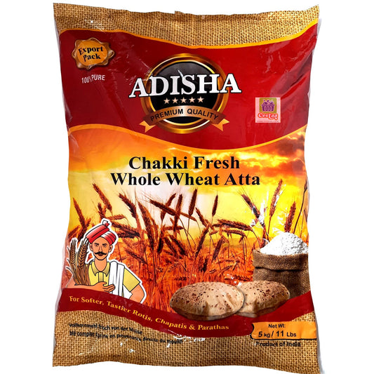 Adisha Wheat Flour/Atta (100% Quality) 5Kg - Cestaa Retail