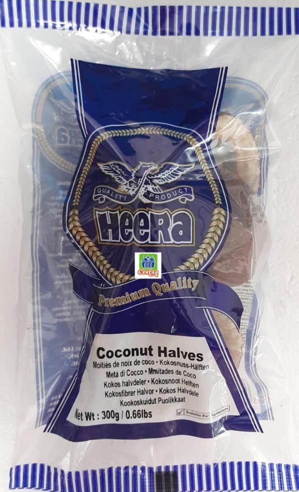 Heera Coconut halves 300g - Cestaa Retail