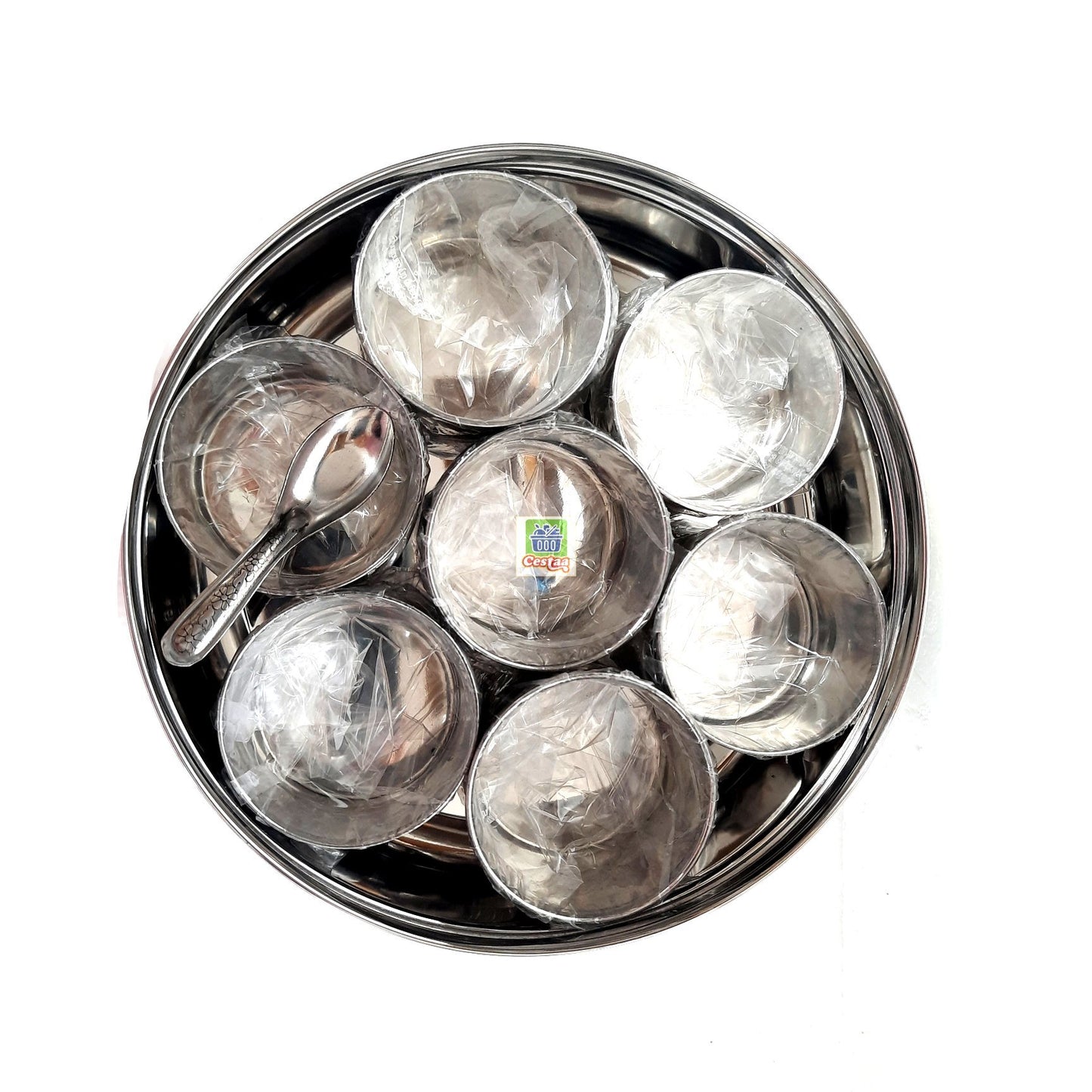 Indian Spice Box (Stainless steel)/Masala Dabba - Cestaa Retail