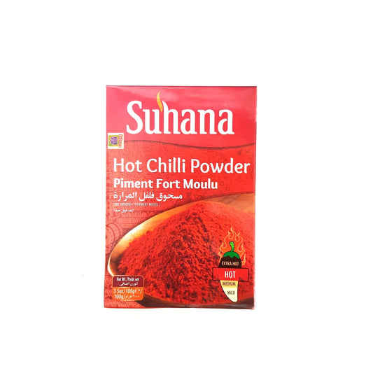 Suhana Hot Chilli Powder 100g - Cestaa Retail
