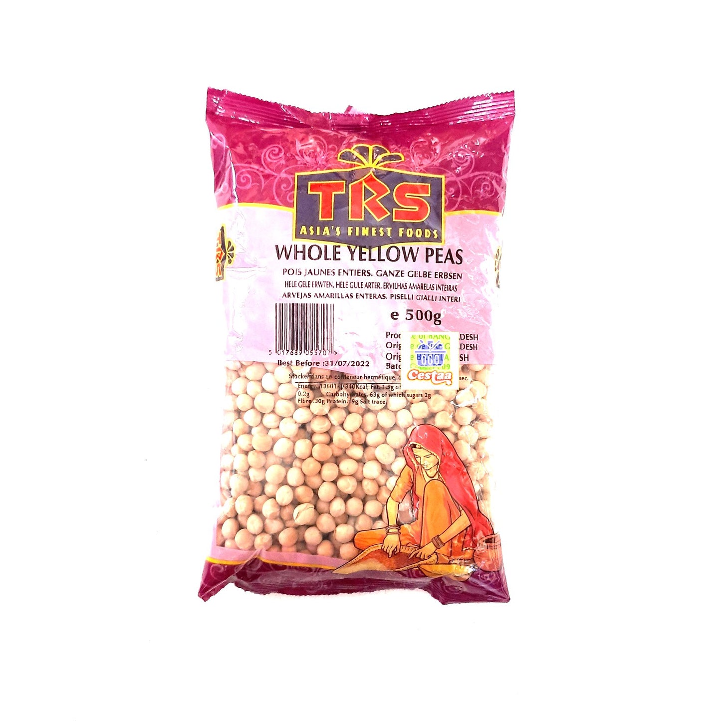Shagun Whole Yellow / white Peas 1kg