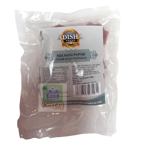 Adisha Mini Ragi Papad 100g