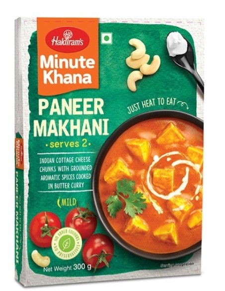 Haldiram Paneer Makhani  Buy1 Get 1 free 300g - Cestaa Retail