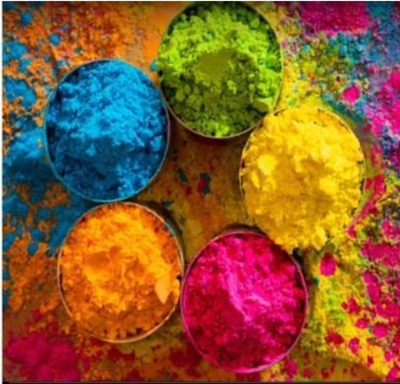 Holi Powder Colour: YELLOW (200g) - Cestaa Retail