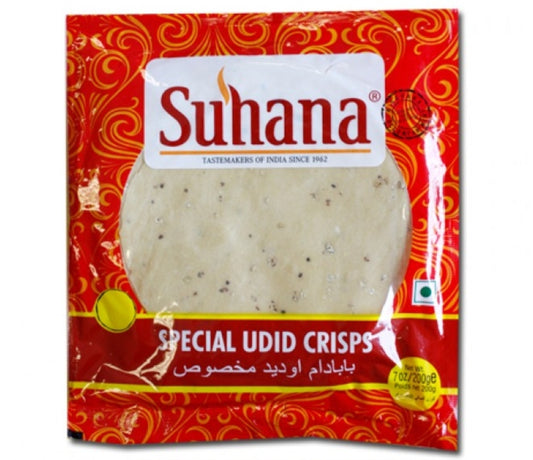 Suhana Special Udid/ Urad papad 200g - Cestaa Retail
