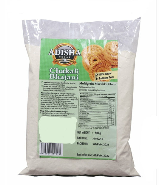 Adisha Chakali Bhajani (Murukku Multigrain Flour) 500g