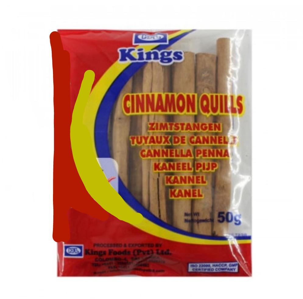 Kings Cinnamon Roll/ Cassia (Dalchini) 50g