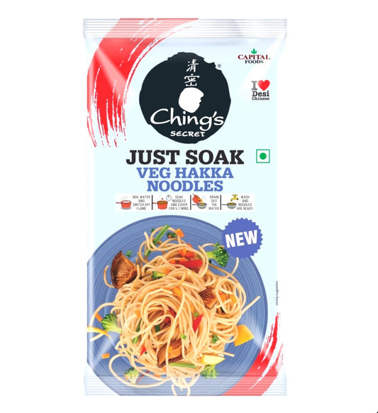 Ching's Just Soak Veg Hakka Noodles 150gm