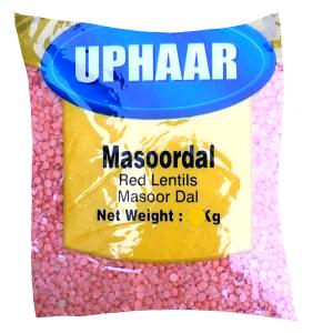 Uphaar Red Split Lentils (Masoor Dal) 1Kg